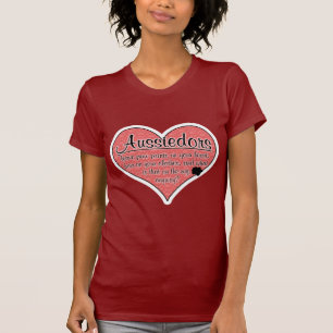 Aussiedor Paw Prints Dog Humour T-Shirt