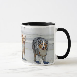 Aussies - 1st Day of Summer Beach Stroll Mug