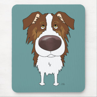 Aussies - Big Nose and Butt Mouse Mat