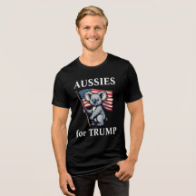 Aussies for Trump Koala Bear American Flag 