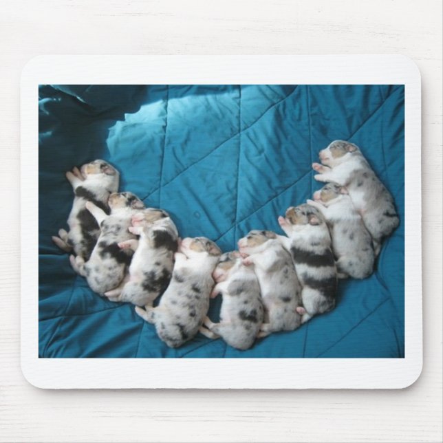 aussies make me smile mouse mat (Front)