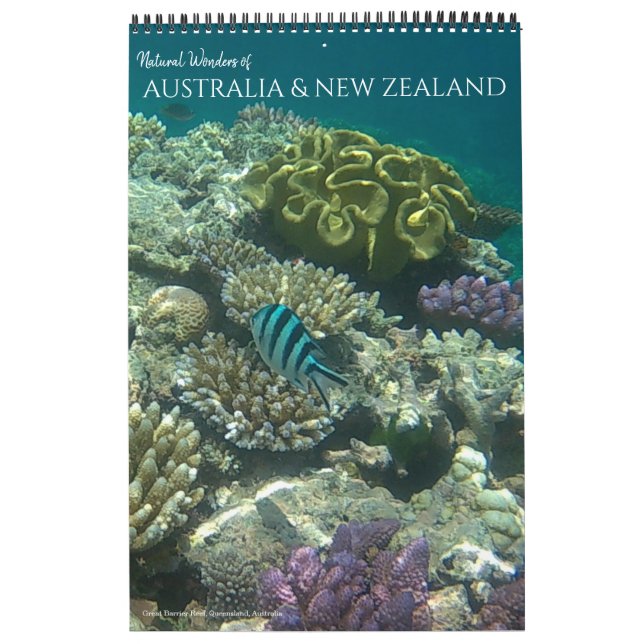 aust/nz natural wonders 2026 (with locations) calendar (Cover)