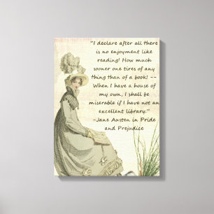 Austen Book Lovers Canvas Print