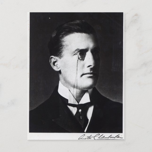 Austen Chamberlain Postcard (Front)