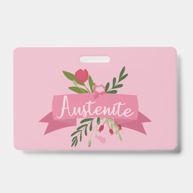 Austenite II ID Badge (Front)