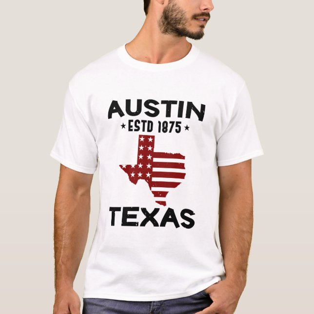 Austin 1875 T-Shirt (Front)