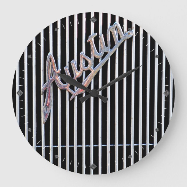 Austin 1 Wall Clocks & Numeral Options (Front)