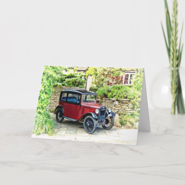 Austin 7 greeting Card (Front)