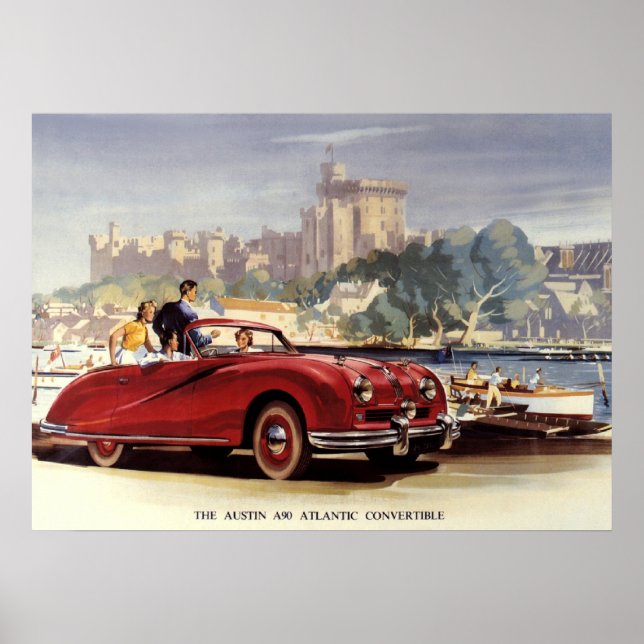 Austin A90 Vintage Print (Front)