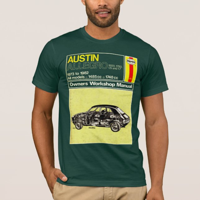Austin Allegro Owners Manual T-Shirt (Front)