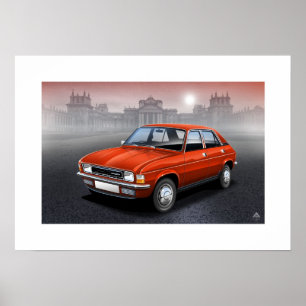 Austin Allegro Poster Illustration