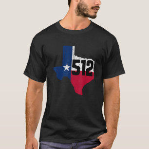 Austin Area Code 512 Texas Phone Number Gift T-Shirt