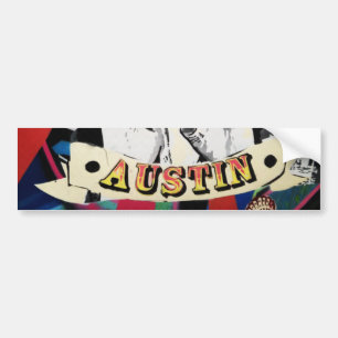 Austin Capital Capitol of Texas Bumper Sticker