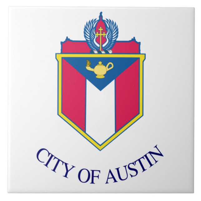 Austin city flag tile (Front)