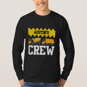 Austin Construction Crew Custom Dumptruck Dump Tru T-Shirt