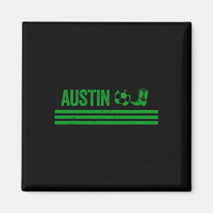Austin Cowboy Boot Footll Club  Magnet