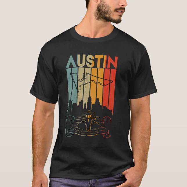 Austin Formula Racing Austin Race Car Formula Raci T-Shirt (Front)