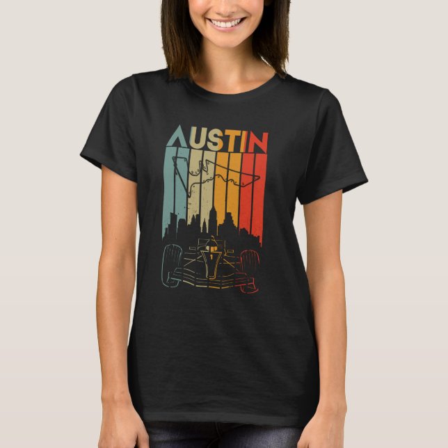 Austin Formula Racing Austin Race Car Formula Raci T-Shirt (Front)
