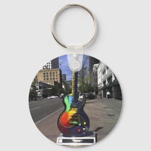 Austin Guitar Key Ring
