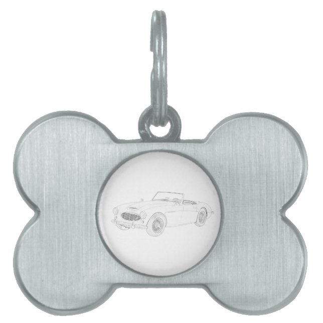 Austin Healey 1960 Pet Name Tag (Front)