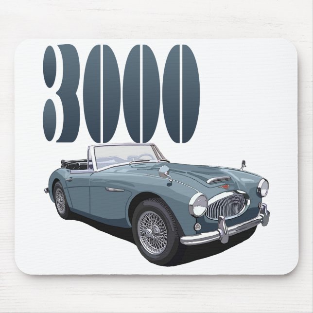 Austin Healey 3000 Mouse Mat (Front)