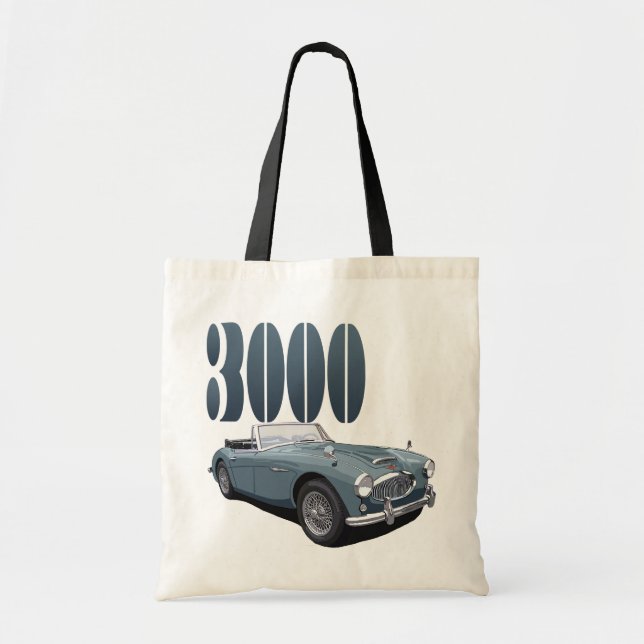 Austin Healey 3000 Tote Bag (Front)