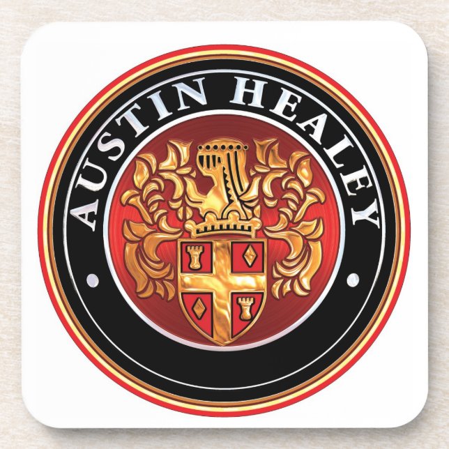 austin Healey Badge Coaster (Front)
