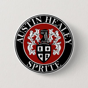 Austin Healey Car Classic Hiking Duck Badge