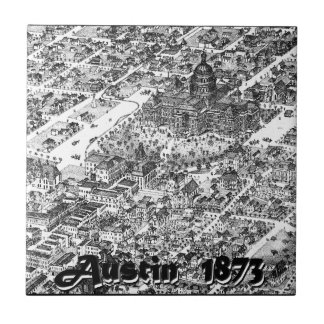 Austin Historic Map 1873 Tile