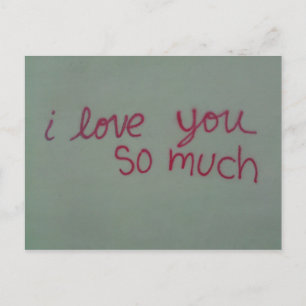 Austin Jo's Coffee - I love you so much Postcard