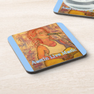 austin live music girl coaster