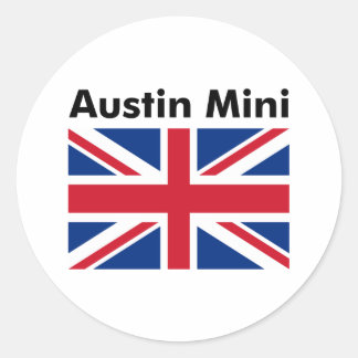 Austin Mini Classic Round Sticker