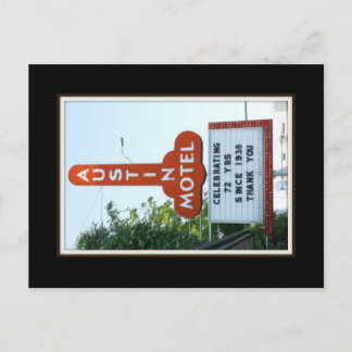 Austin Motel- postcard
