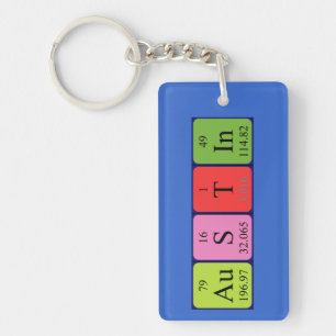 Austin periodic table name keyring
