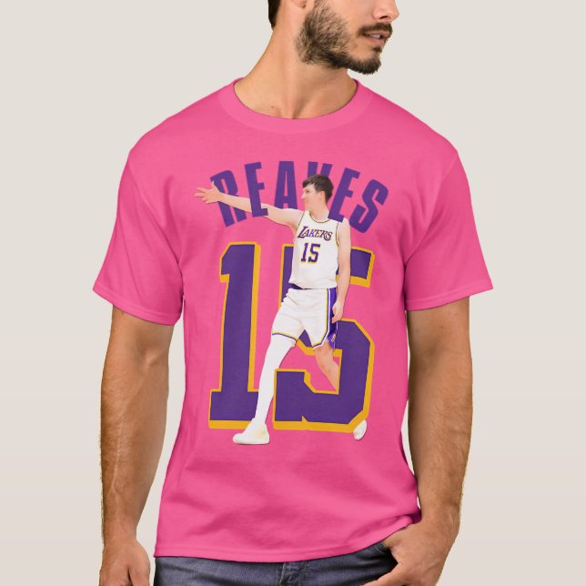 Austin Reaves 15 Celebrate Three T-Shirt (Front)