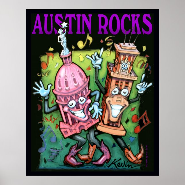 Austin Rocks Poster (Front)