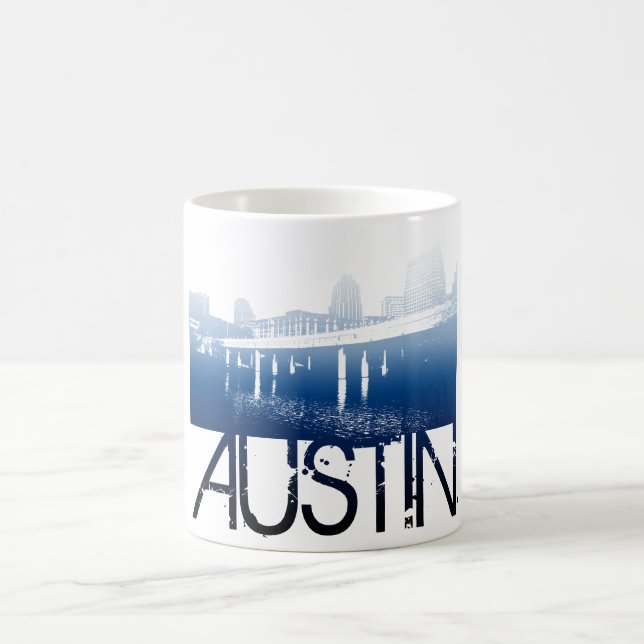 Austin Skyline Design Coffee Mug (Center)