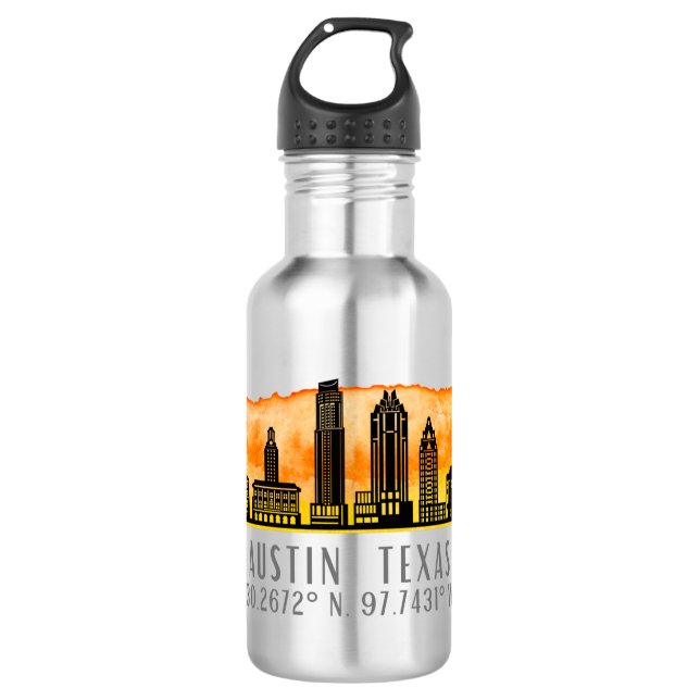 Austin Skyline Latitude 710 Ml Water Bottle (Front)