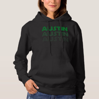 Austin Soccer Retro Style Colour Fade Futbol Club Hoodie