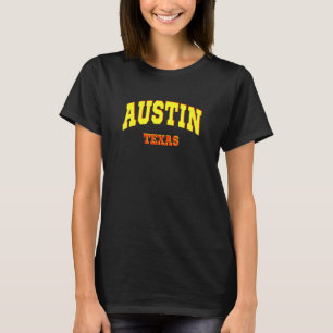 Austin State Of Texas Sporty Aesthetic Design City T-Shirt