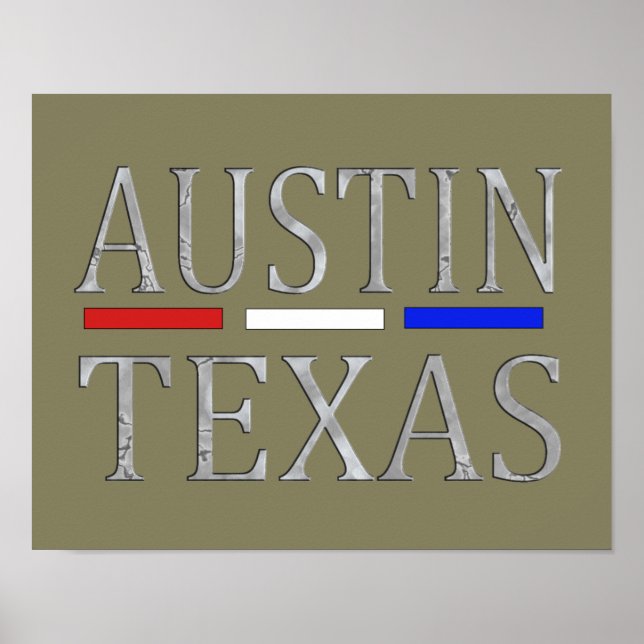 Austin Texas - Art print (Front)