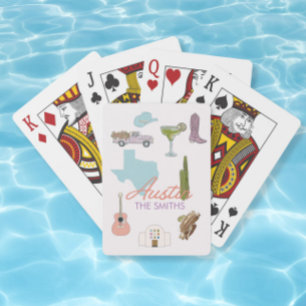 Austin Texas Bachelorette Wedding  Playing Cards
