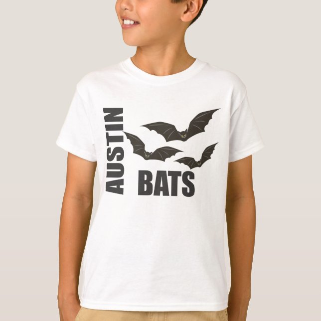 Austin Texas Bats Tshirt (Front)