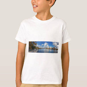 Austin Texas Boardwalk - Ladybird Lake - Skyline T-Shirt