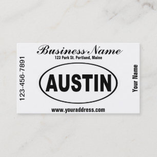 Austin Texas Business Card