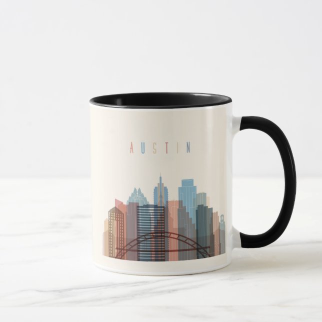 Austin, Texas | City Skyline Mug (Right)