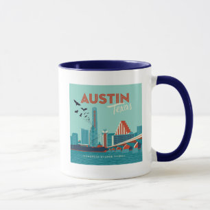 Austin, Texas   Congress Avenue Bridge Mug
