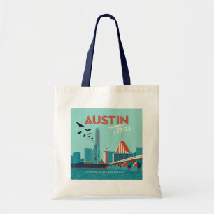Austin, Texas Congress Avenue Bridge Tote Bag
