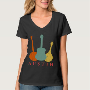 Austin Texas Distressed Music T-Shirt