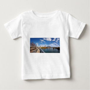 Austin Texas Downtown Lady Bird Lake Trail Bridge Baby T-Shirt